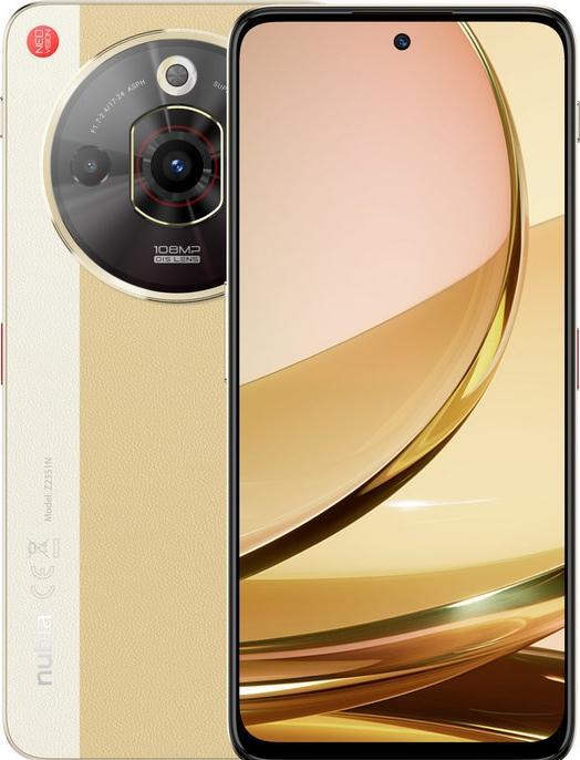 ZTE Smartphones Nubia Focus Pro 5G 8Gb (256 GB, Marrone chiaro, Oro, 6.73", 10.80 Mpx, 5G)