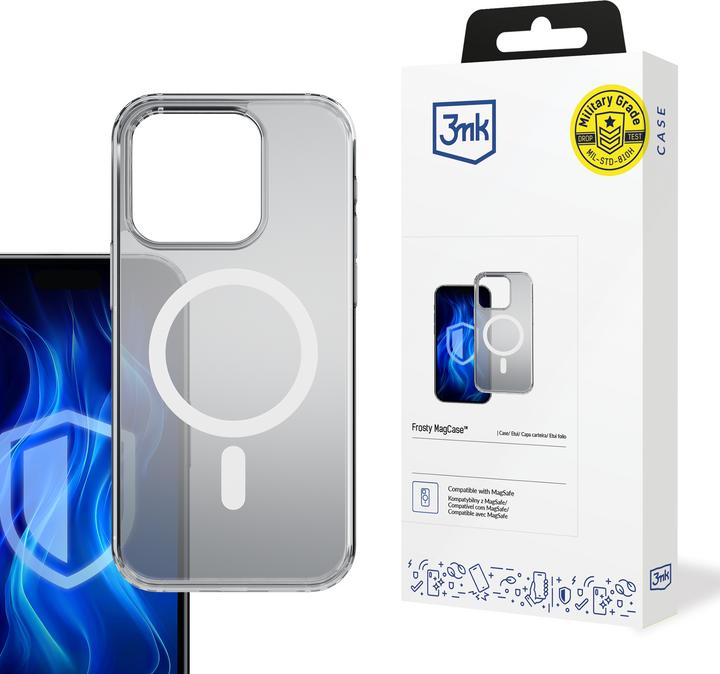 Produktbild 3MK Frosty MagCase iPhone 16 Pro biały/white (Apple iPhone 16 Pro)