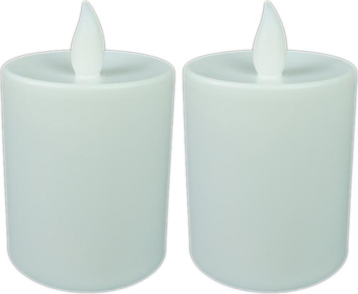 Actual product image Novaliv LED Candle Outdoor 2x white Grave Lights LED with Battery Permanent Candle | LED Candles Flickering (2 x)