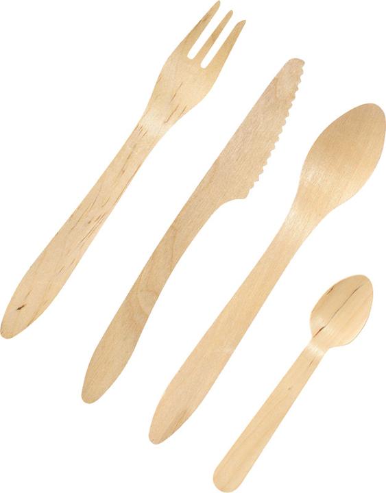 Immagine prodotto Biopak Cucchiai monouso 100 pezzi, marrone chiaro (100 x)