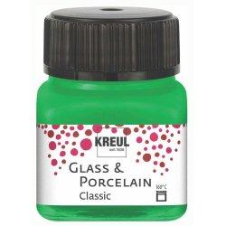 Productafbeelding Kreul Glas & Porselein Klassiek, porselein en glasverf (Groen, 20 ml)