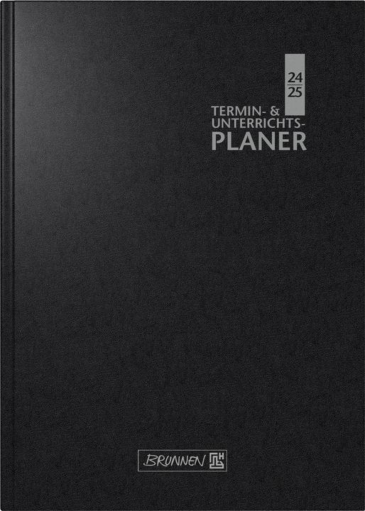 Produktbild Unterrichtsplaner Termin- und Unterrichtsplaner August 2024 bis Juli 2025 schwarz (A5, Deutsch)