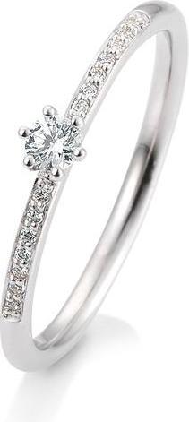 Image du produit Breuning Bague de fiançailles Pavé (52, Or 585/14 K)