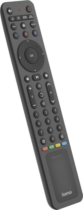 Actual product image Hama Universal-Fernbedienung TV, IR, Solar, für 8 Geräte, lernfähig, App-Tasten (Universal remote control, Infrared)