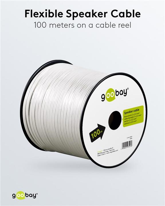 Actual product image Goobay Install (100 m, 2.50 mm²)