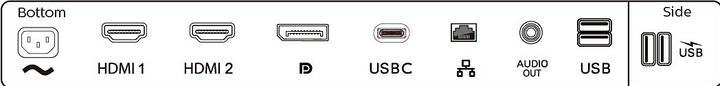 Actual product image Philips 279P1/00 27" UHD IPS AVAILABLE via USB-C/DP/HDMI PD 65W (3840 x 2160 Pixels, 27")