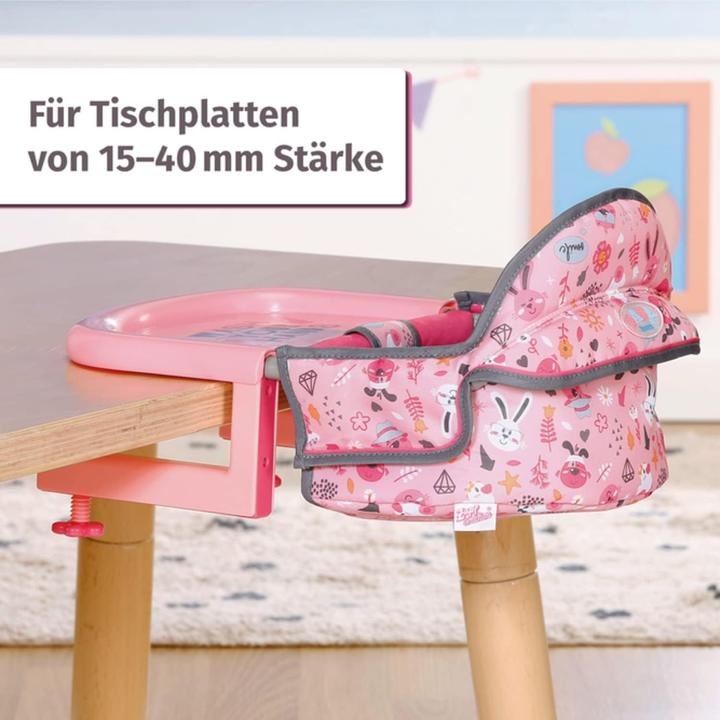 Actual product image Zapf Creation Baby Born table seat