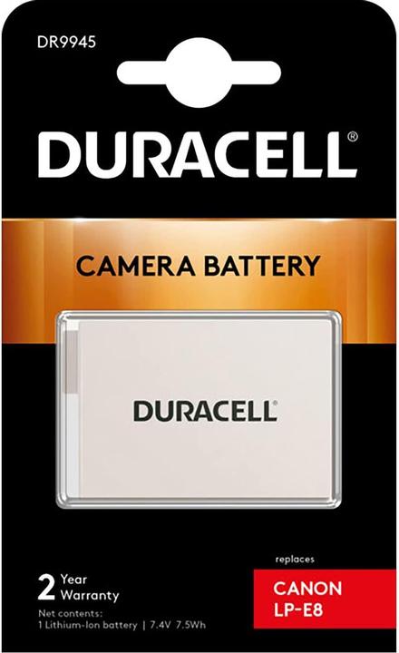 Actual product image Duracell Lp-E8 (Rechargeable battery)