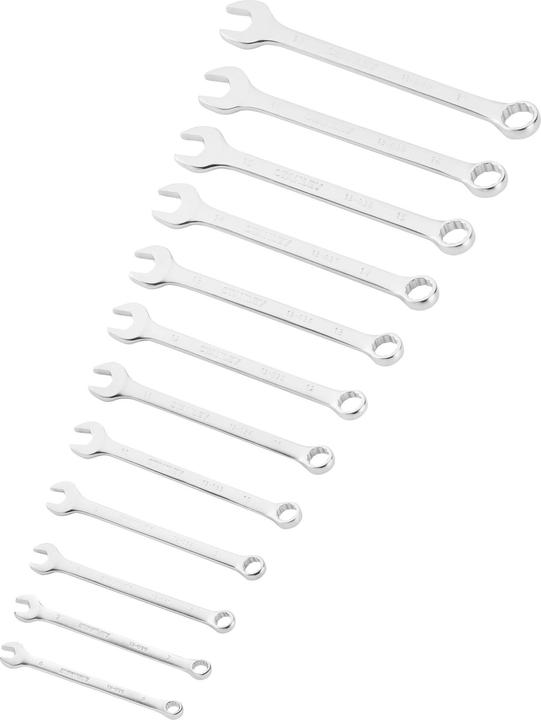 Actual product image Stanley Combination wrench set 12 pieces (17 mm, 7 mm, 16 mm, 15 mm, 8 mm, 14 mm, 12 mm, 13 mm, 9 mm, 6 mm, 10 mm, 11 mm)