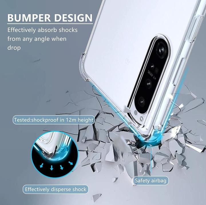 Immagine prodotto Screenguard Crystal Soft Airbag Bumper (Sony Xperia 1 IV)