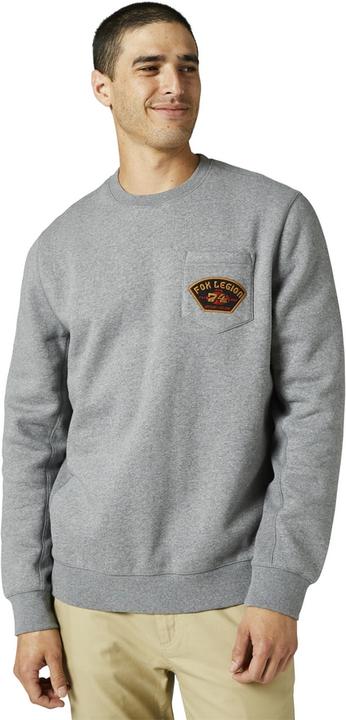 Produktbild Fox Sweater 22 At Bay Crew Grey M (M)
