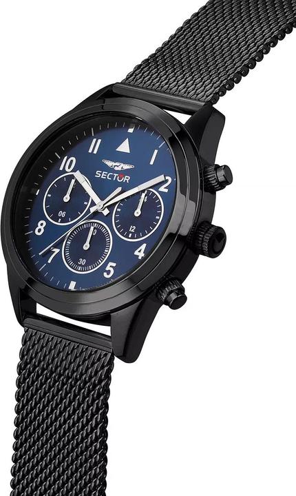 Produktbild Sector R3253540010 Serie 670 Dual Time 40mm 5ATM (Sportuhr, 40 mm)