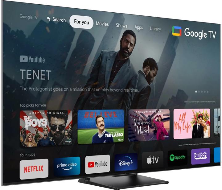 Immagine prodotto TCL TV 65T8A 65, 3840 x 2160 (Ultra HD 4K), QLED (65", QLED, 2023)