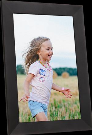 Produktbild Benel Frameo Digitaler Fotorahmen HF-101B Schwarz 10.1 Inch (10.10", 1280 x 800 Pixel)