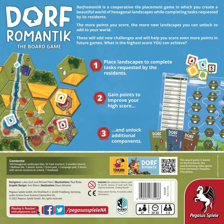 Image du produit Pegasus Dorfromantik - The Board Game (angl/Jeu de l'année 2023) (Anglais)