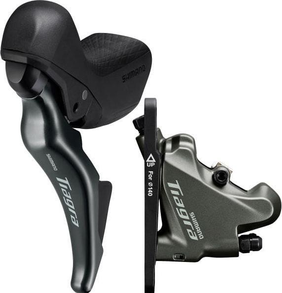 Actual product image Shimano Disc brake set TIAGRA BR-47 with ST-4725 front (Front wheel brake, Brake kit, 2)