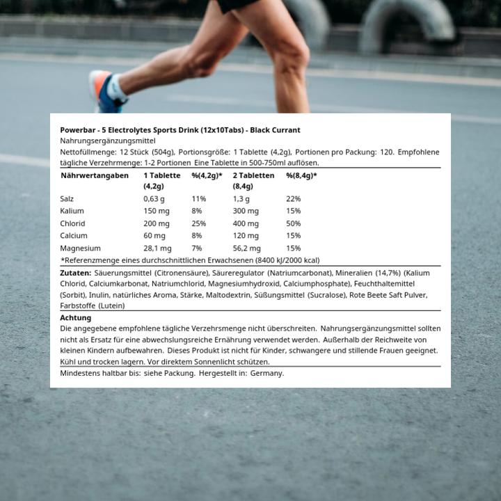 Image du produit Powerbar PB5ElectrolytesCassis42g (Cassis, 12 x)