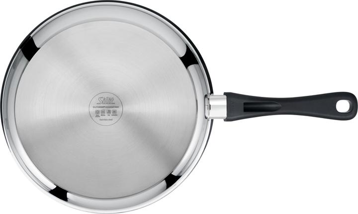 Immagine prodotto Silit Padella antiaderente Padella in acciaio inox 28 cm Domus con rivestimento a induzione (28 cm, Padella per friggere, Acciaio inossidabile)