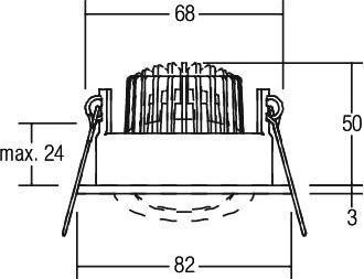 Produktbild Brumberg LED-Einbaustrahler (730 lm)