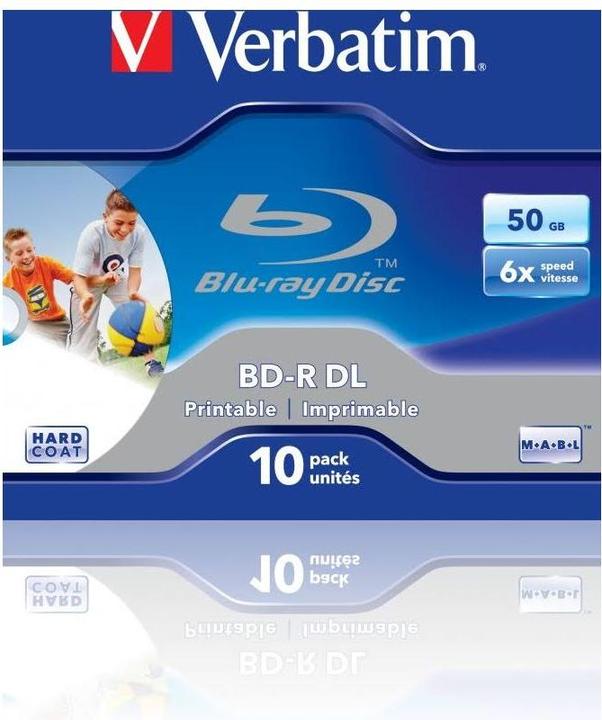 Actual product image Verbatim 43736 BluRay BD-R DL 10pc (10 x)