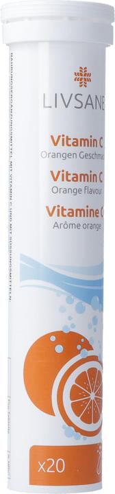 Image du produit Livsane Vitamin C (20 pièce(s), Comprimé effervescent, 101 g)