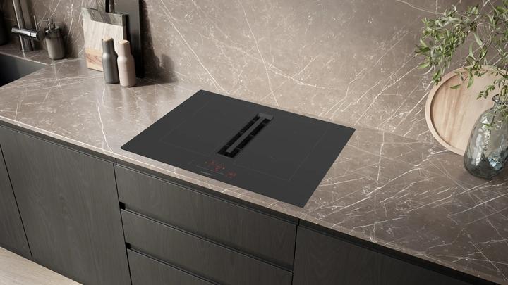 Image du produit Siemens ED711HQ26E + HZ9VDSB2, Table de cuisson avec hotte aspirante (induction), Foyer plat, ED711HGA7