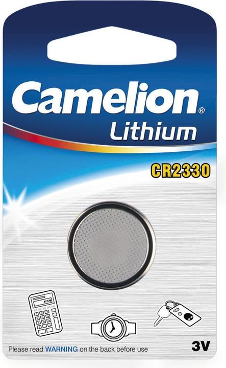 Immagine prodotto Camelion CR2330C 13001330 Pile a bottone al litio 3 Volt CR2330/ 1 pezzo 167158 (1 pz., CR2330, 260 mAh)
