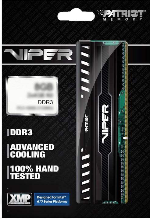 Actual product image Patriot Viper 3 Black Mamba (2 x 8GB, 1600 MHz, DDR3-RAM, DIMM)