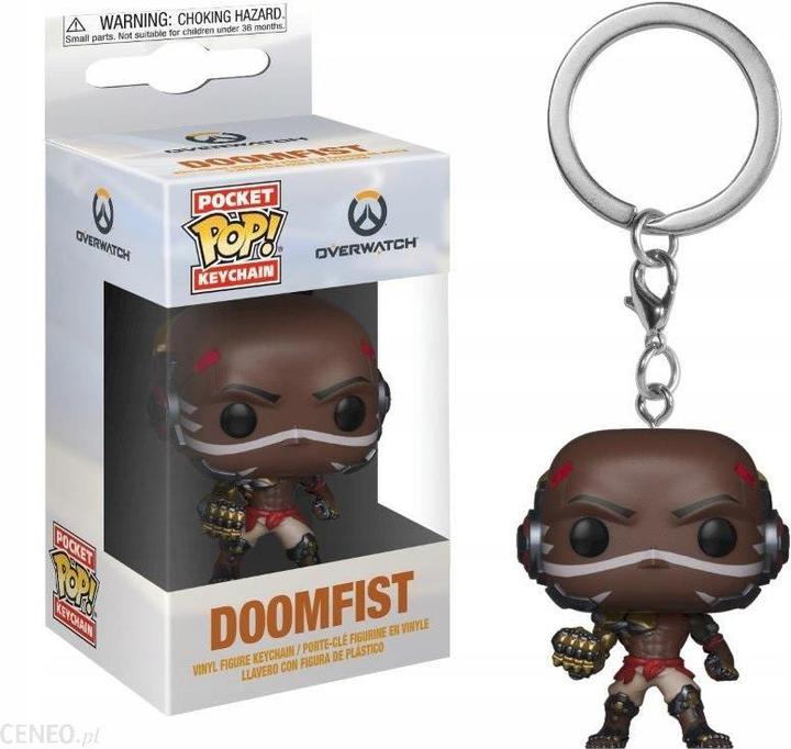 Actual product image Funko Pocket Pop Keychains : Overwatch - Doomfist