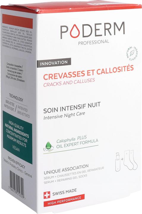 Actual product image Poderm Serum skin cracks and calluses 75ml + 1 pair of gel socks (Callus removers, 710.03 ml)