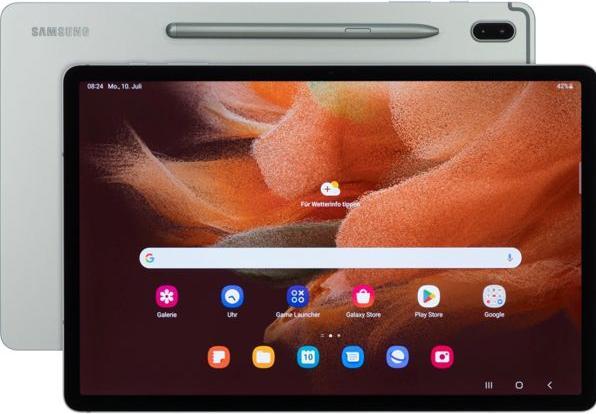 Actual product image Samsung Galaxy Tab S7 FE (WLAN only, 12.40", 64 GB, Mystic Green)