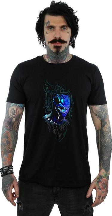 Produktbild Black Panther Neon Maske TShirt (XL)