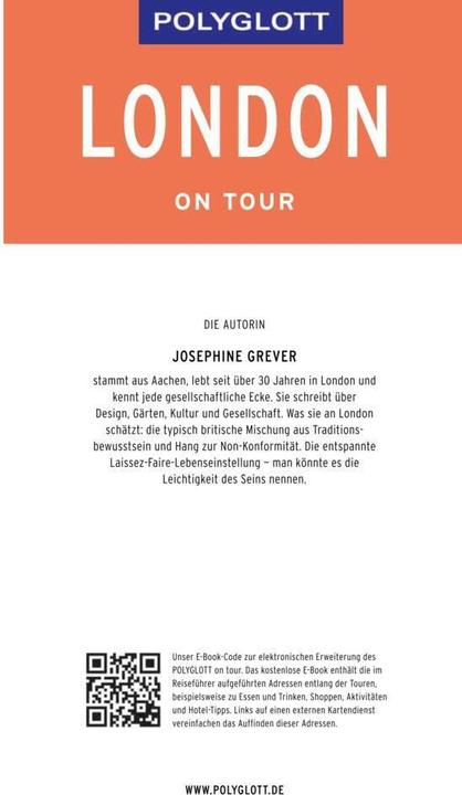 Produktbild on tour Reiseführer London (Deutsch, Josephine Grever, 2019)