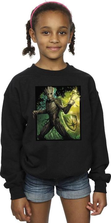 Produktbild Guardians Of The Galaxy Groot Forest Energy Sweatshirt Mädchen (152, 158)