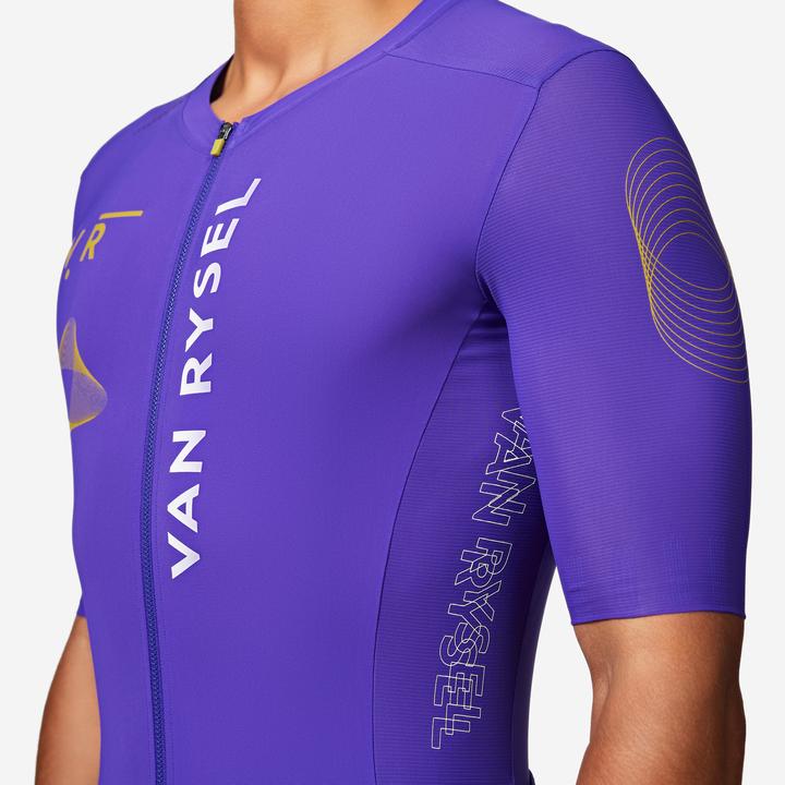 Produktbild Van rysel Rennrad Radtrikot kurzarm Sommer Unisex Racer 2 lila (S)