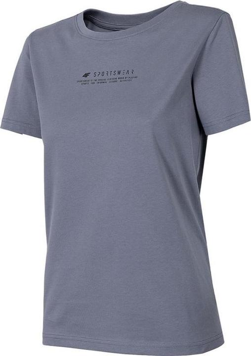4F Graues Damen-T-Shirt H4Z22 TSD019 25S (S) (S)