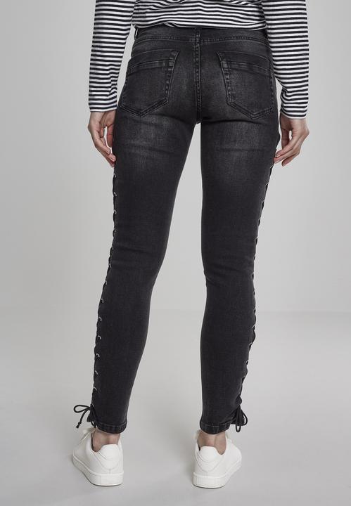 Immagine prodotto Urban Classics Ladies Denim Lace Up Skinny Pants (28)