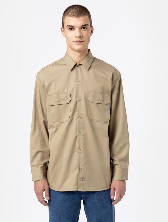 Produktbild Dickies Work Shirt Ls Rec Khaki (XL)