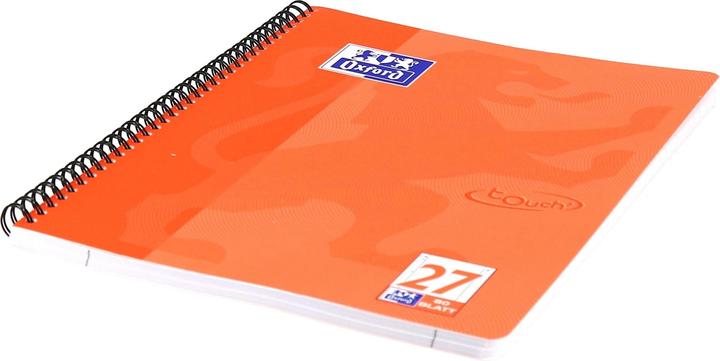 Actual product image Oxford College notepad Touch (A4+, Lined, Hardcover)
