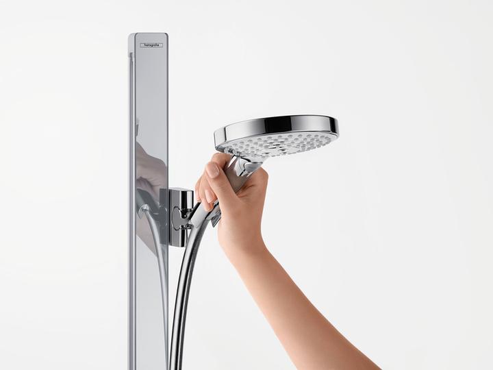 Immagine prodotto hansgrohe HG Br.set RAINDANCE Sel S 120 3jet/Unica 125mm Bsta 90 we/chr 9 l/min EcoSmart