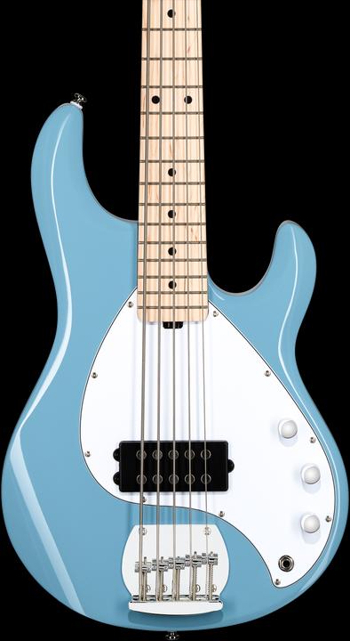 Actual product image Bassgitarre, S.U.B., StingRay RAY5, 5-Saiter, Chopper Blue (Electric guitar)