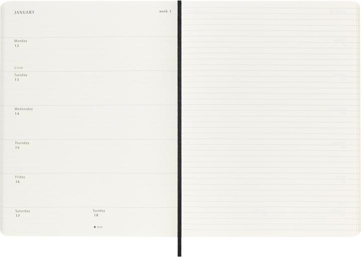 Produktbild Moleskine Geschäftsagenda Weekly (19 x 25 cm, Englisch)