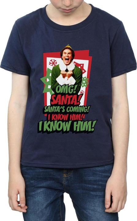 Actual product image Elf Boys OMG Santa T-Shirt (140, 146)