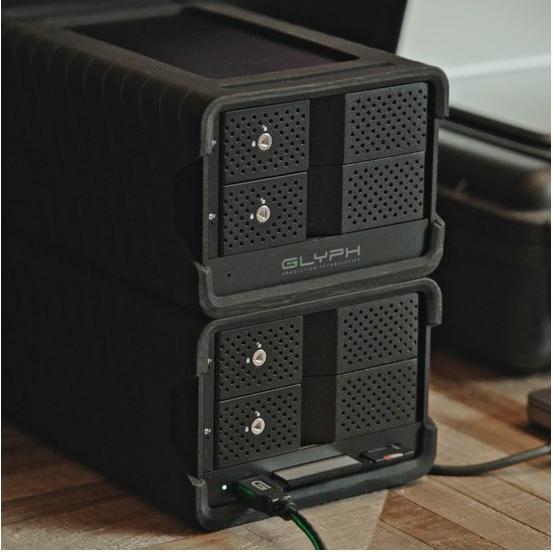 Actual product image Glyph Blackbox PRO RAID 8TB with Hub, Enterprise Class, USB-C (3.1, Gen 2) (8 TB)