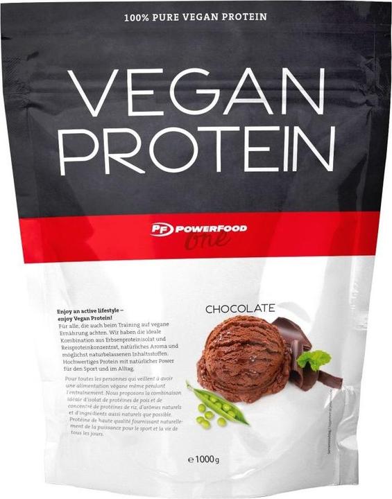 PowerFood One Vegan Protein (Schokolade, 1 Stk., 1000 g)