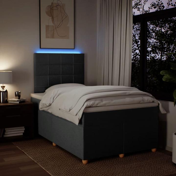 Immagine prodotto VidaXL Bo x letto a molle con materasso 120 x 200 cm in tessuto (120 x 200 cm, 120 x 200 cm)