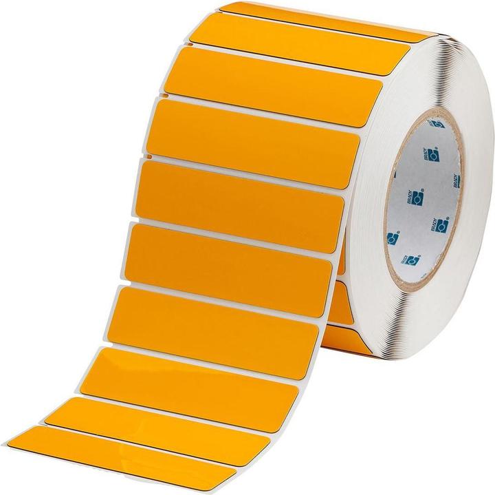 Actual product image Brady THTEP-22-7593-YL, EPREP, polyester, yellow, 100.00 x 25.00 mm, permanent (500 pcs.)