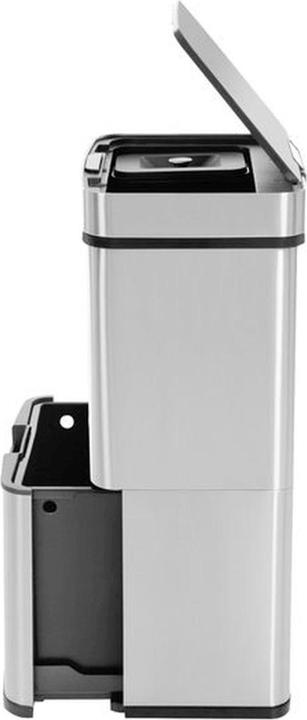 Produktbild Hailo Öko Vario XL, Design-Sensor-Mülltrenner, 25 + 25 + 4 ltr, Edelstahl Anti-Fingerprint (50 l)