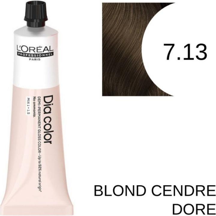 Produktbild L'Oréal Paris Loreal DIA Color 7,13 Mittelblond Asch Gold 60 ml (7.13 Gold-Aschblond)