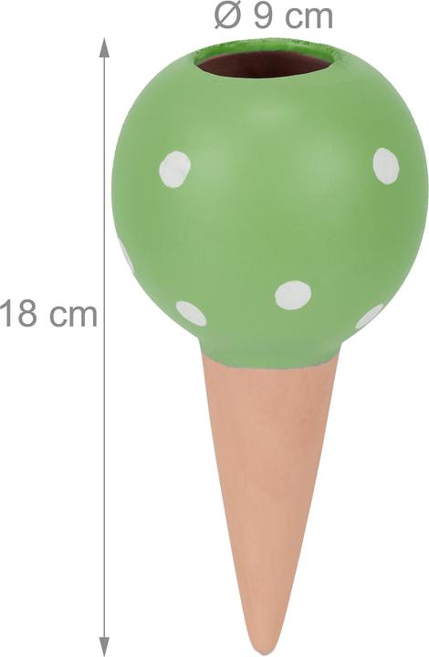 Actual product image Relaxdays 4x clay cone (Clay cone)